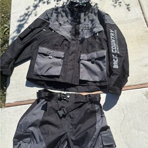 A.R.C. Black Jacket with Silver Accents